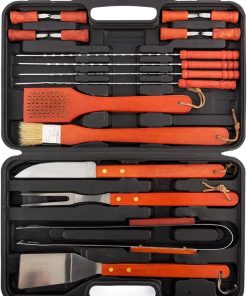 Valigetta 18 pz. attrezzi barbecue