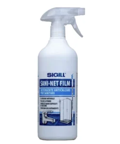 Detergente pulitore Anticalcare per sanitari Rubinetti Box Doccia Sani-net Film 750 ml – Sigill