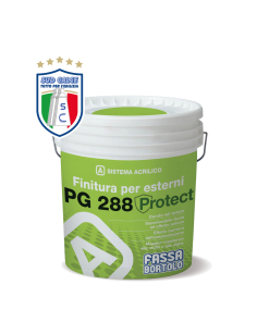 Finitura liscia opaca bianco per esterni PG 288 Protect 14 lt-Fassa Bortolo