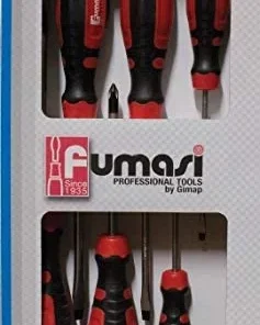 Set 6 pz Giraviti professionali taglio e croce 3 + 3 – Fumasi